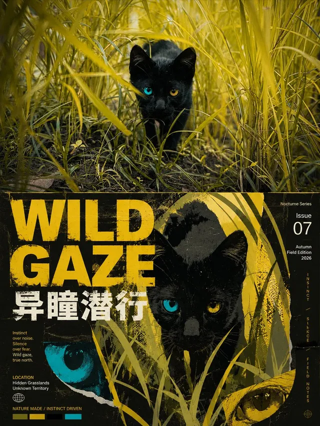 Editorial Fashion Magazine Poster