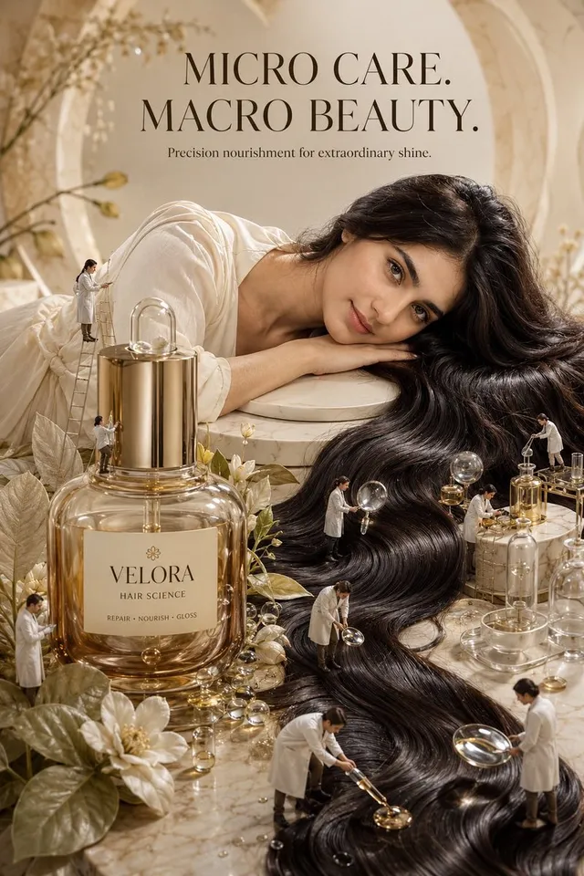 Luxury Beauty Campaign Surreal Miniature