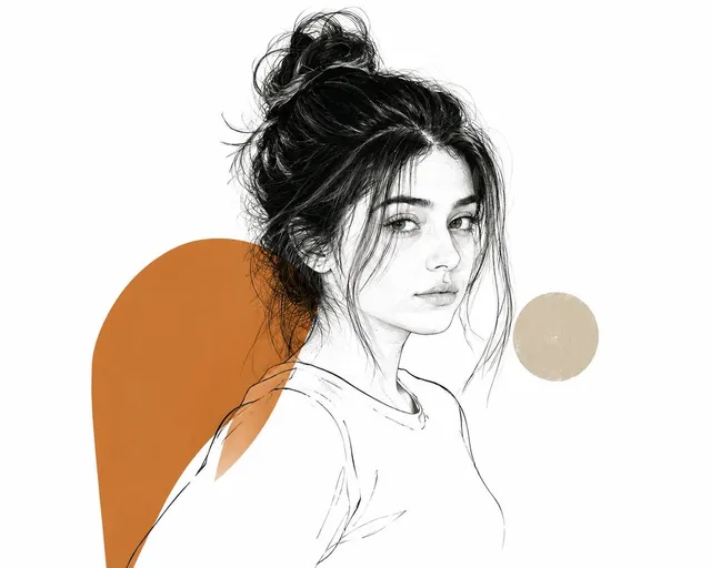 Elegant Minimalist Editorial Illustration