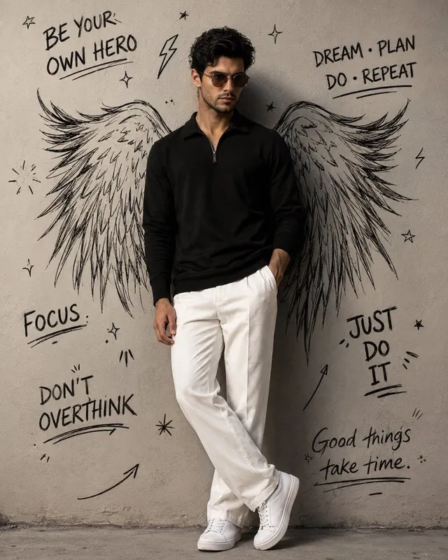 Urban Angel Street Art Portrait