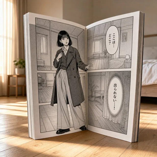Manga Book Escape Storyboard