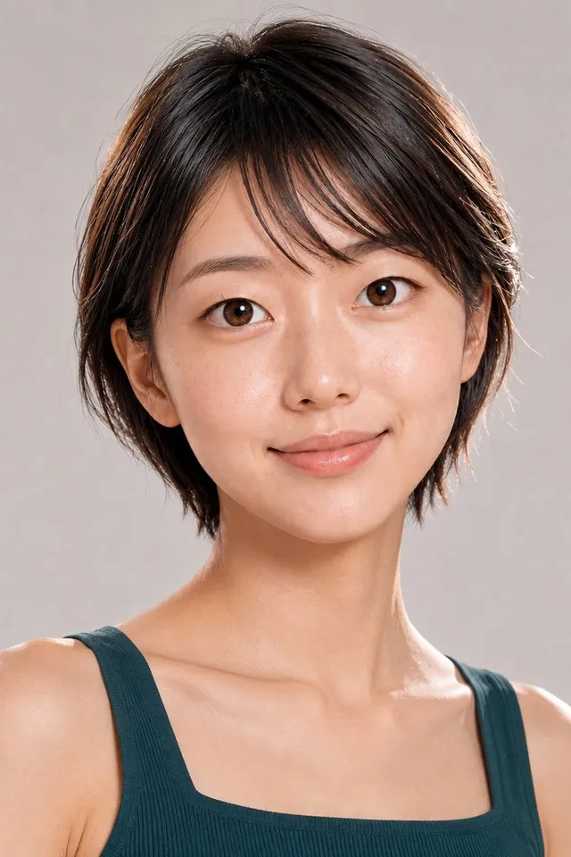 Photorealistic Monolid Beauty Portrait