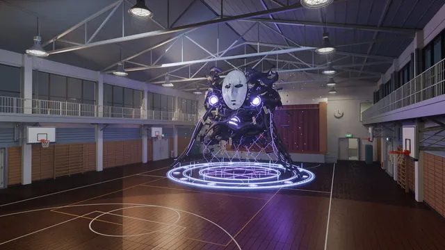 Arena Bos Gym Sekolah 3D