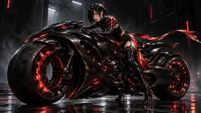 Futuristic Void Fang Mech
