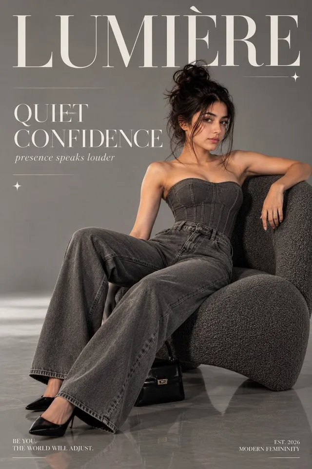 Luxury Fashion Editorial Magazine Poster