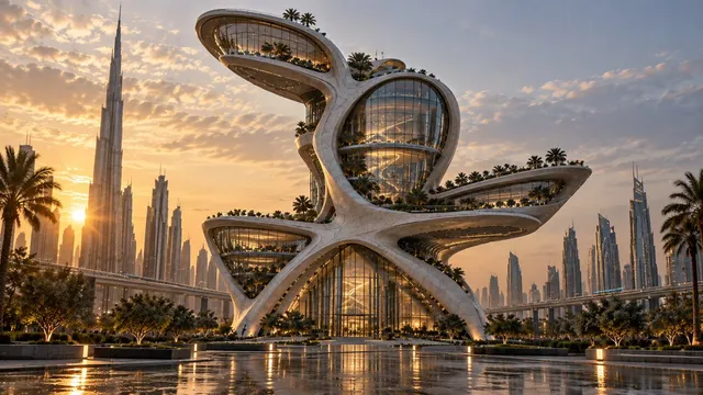 Futuristic Building Transformation