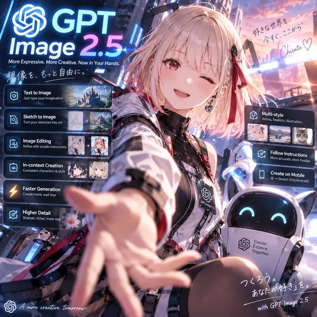 Poster Lancio Anime GPT Image 2.5